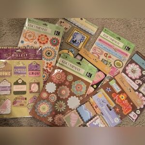 Scrapbook Embellishments Bundle Paper Crafts Stickers
